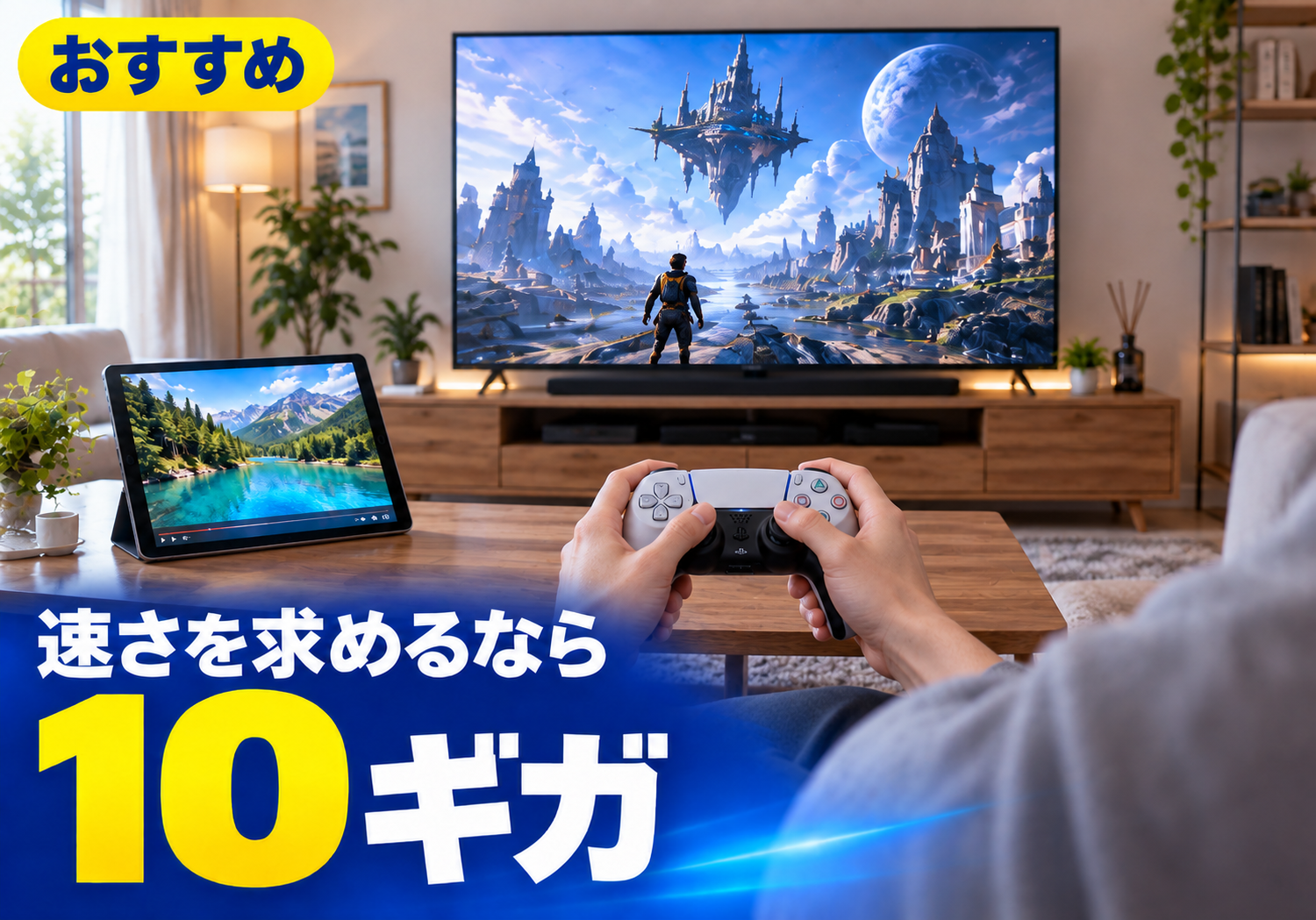 おすすめ。速さを求めるなら10ギガ